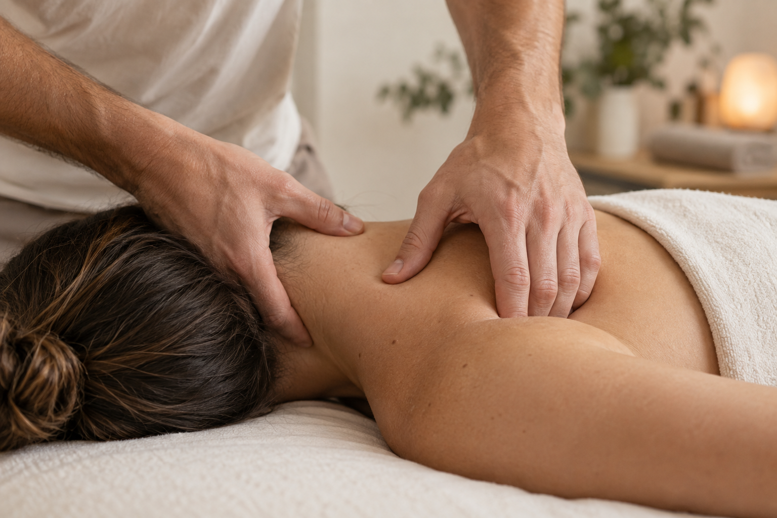 Hands-on physiotherapy for the neck and shoulder
